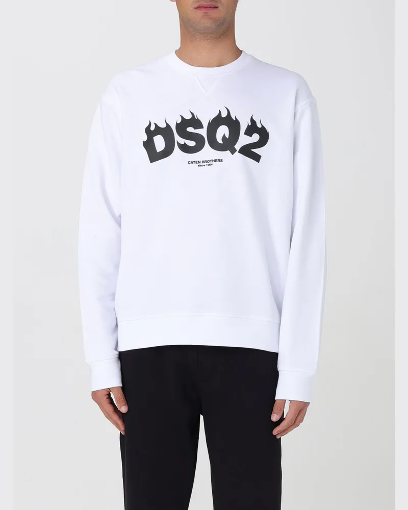 Dsquared2 Sweatshirt herren Weiß