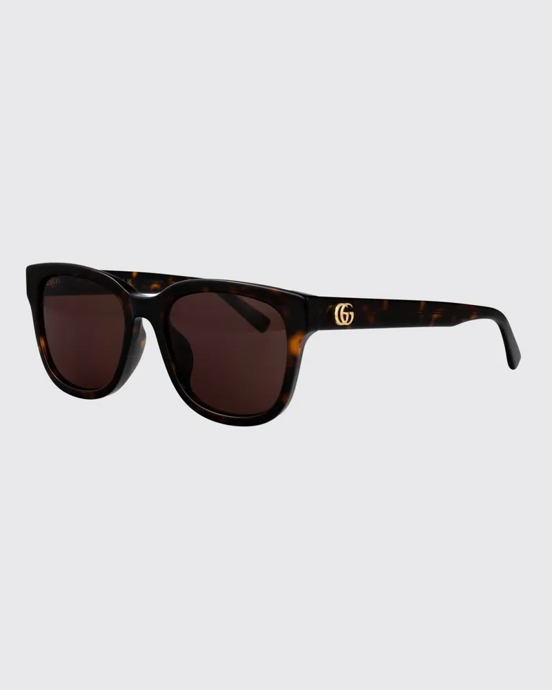 Gucci Cat-Eye-Sonnenbrille aus Acetat mit GG-Monogramm und dunklen Gläsern Dark