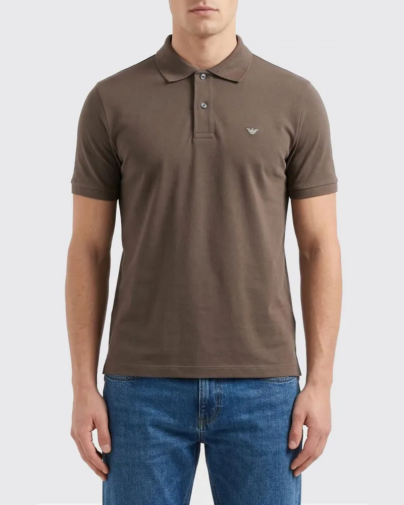 Emporio Armani Polo herren Braun