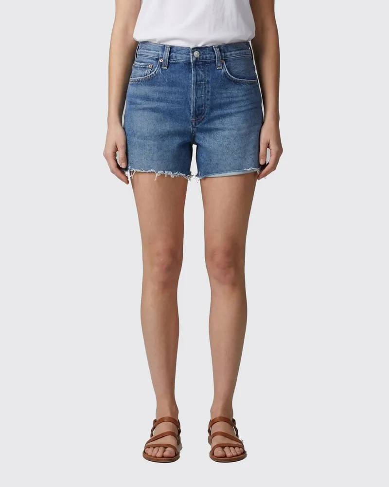 AGOLDE Shorts damen Blau