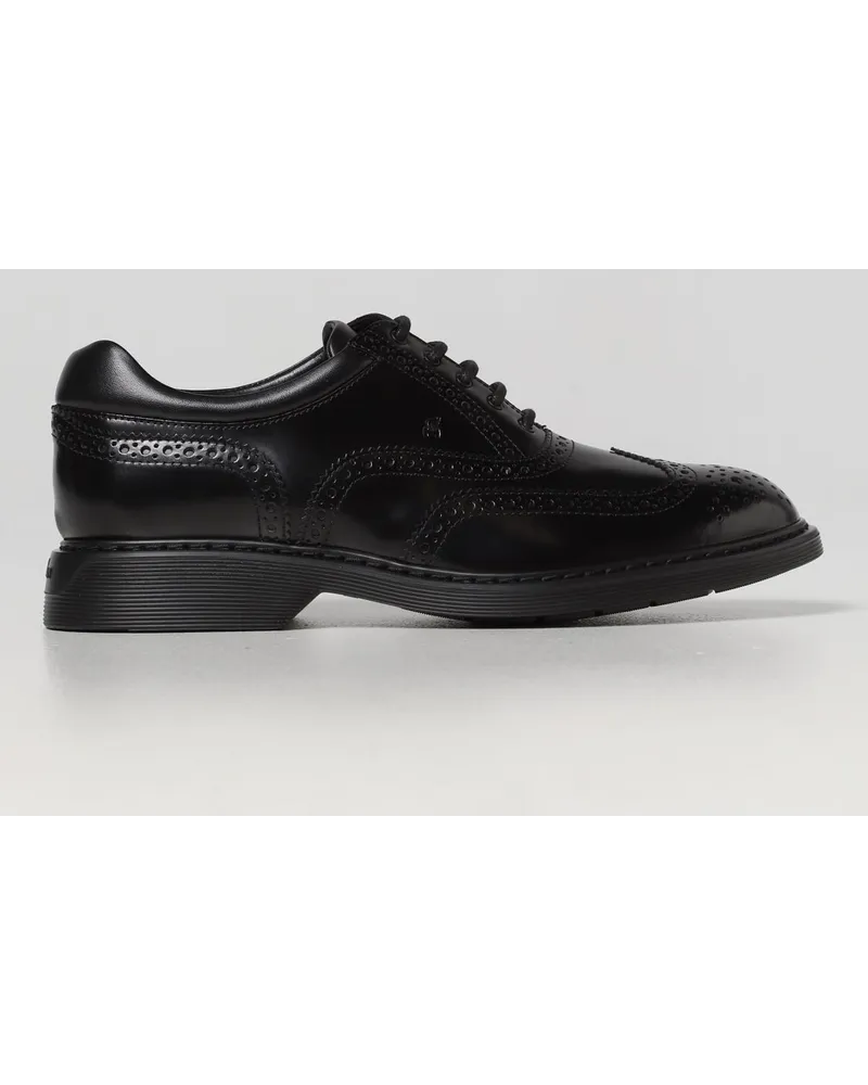 Hogan Herren Schnrschuhe Schwarz