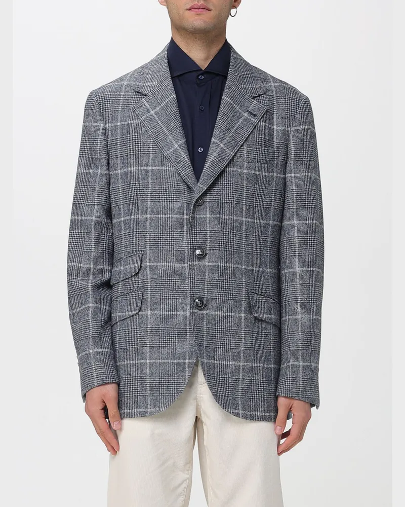 Brunello Cucinelli Blazer herren Blau