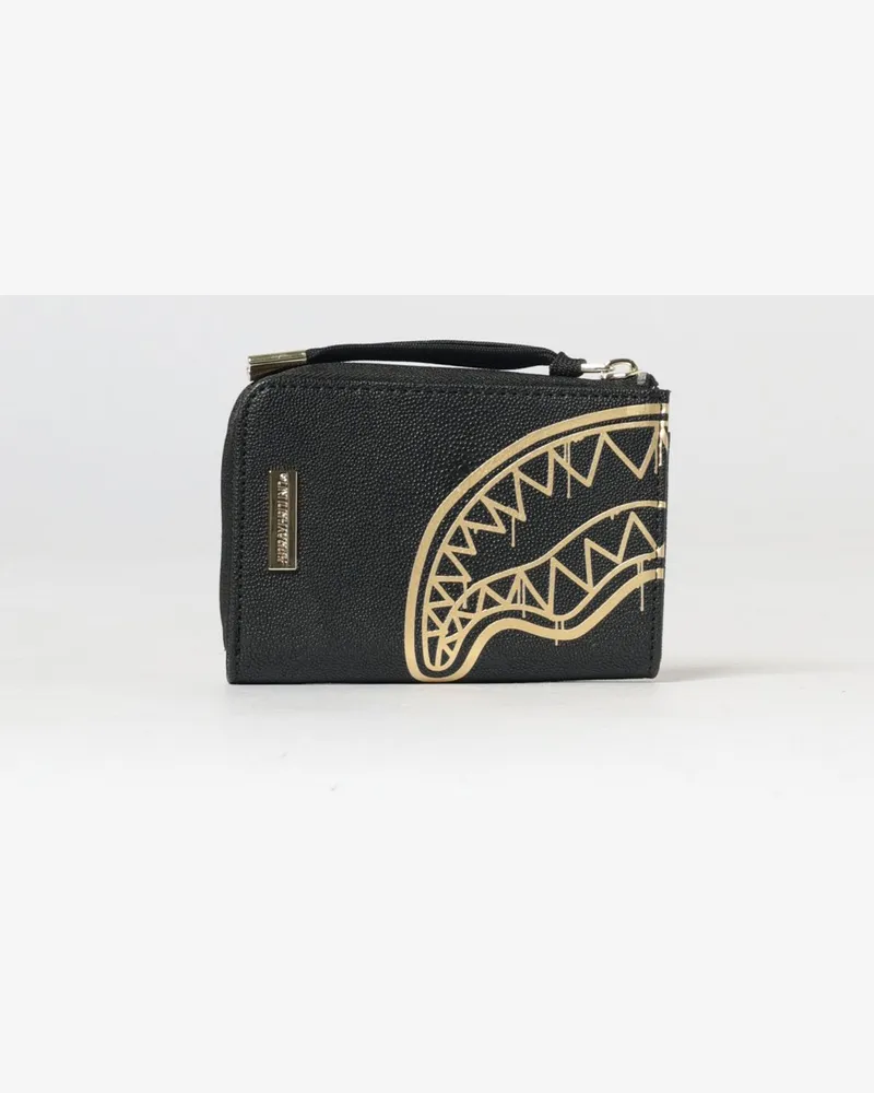 Sprayground That Gold Drap Geldbörse Schwarz