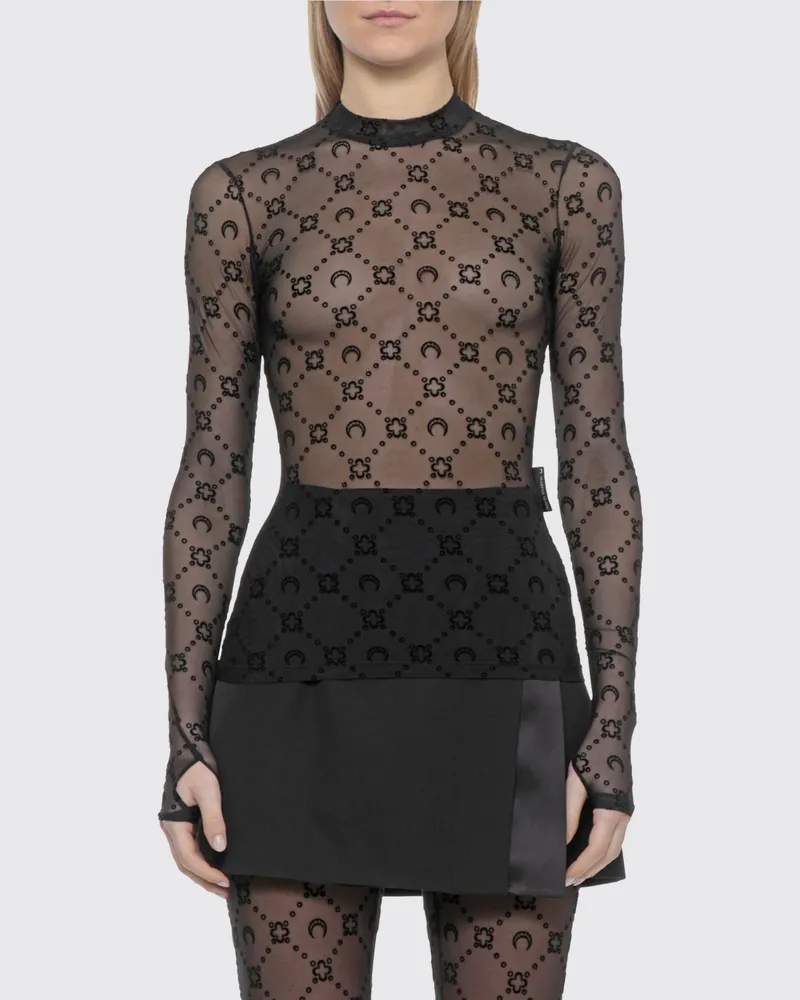 Marine Serre Top damen Schwarz