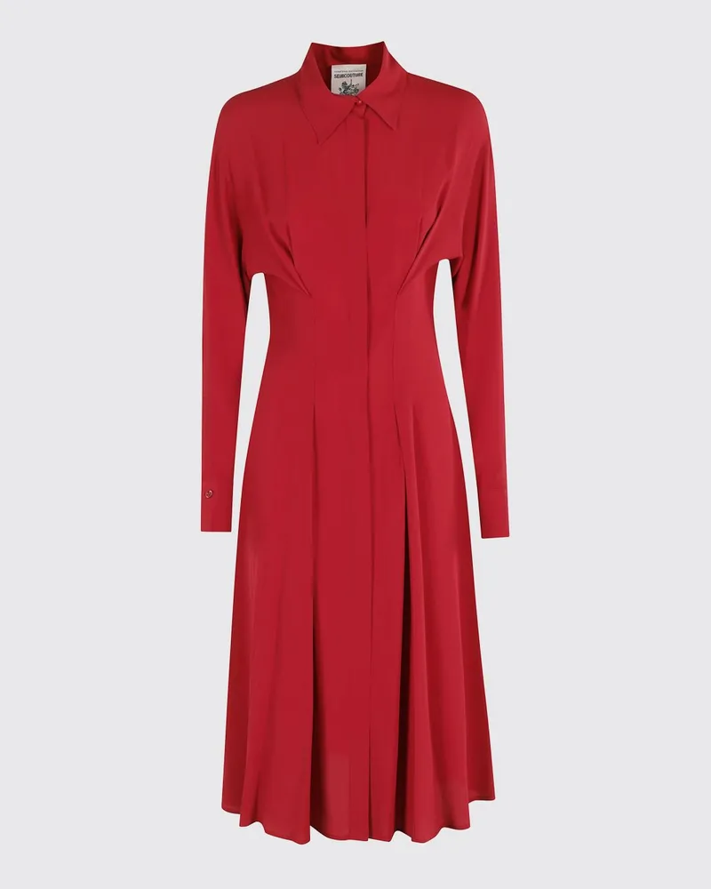 Semicouture Kleid damen Rot
