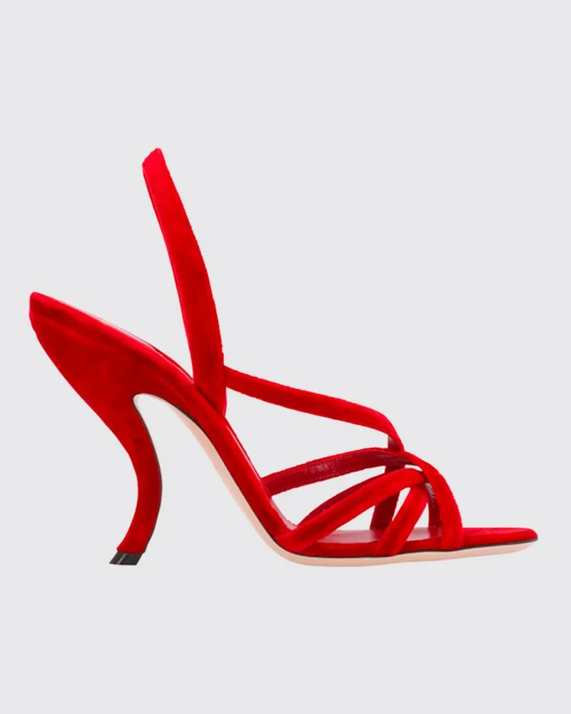 Valentino Garavani Flache sandalen damen Rot