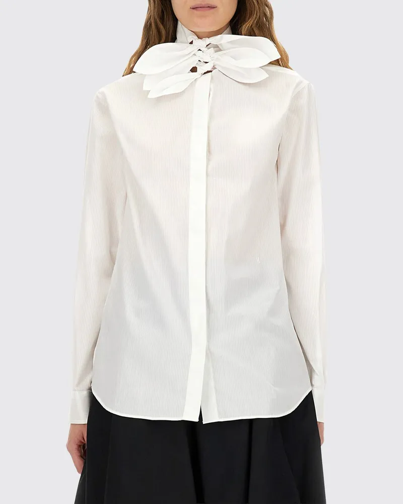 Moschino Hemdbluse damen Weiss