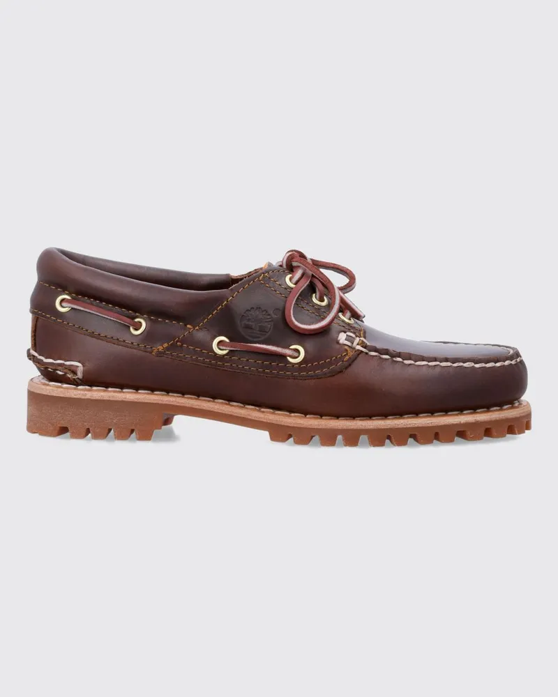 Timberland Authentic Bootsschuhe von aus Glattleder mit Gummisohle Leder