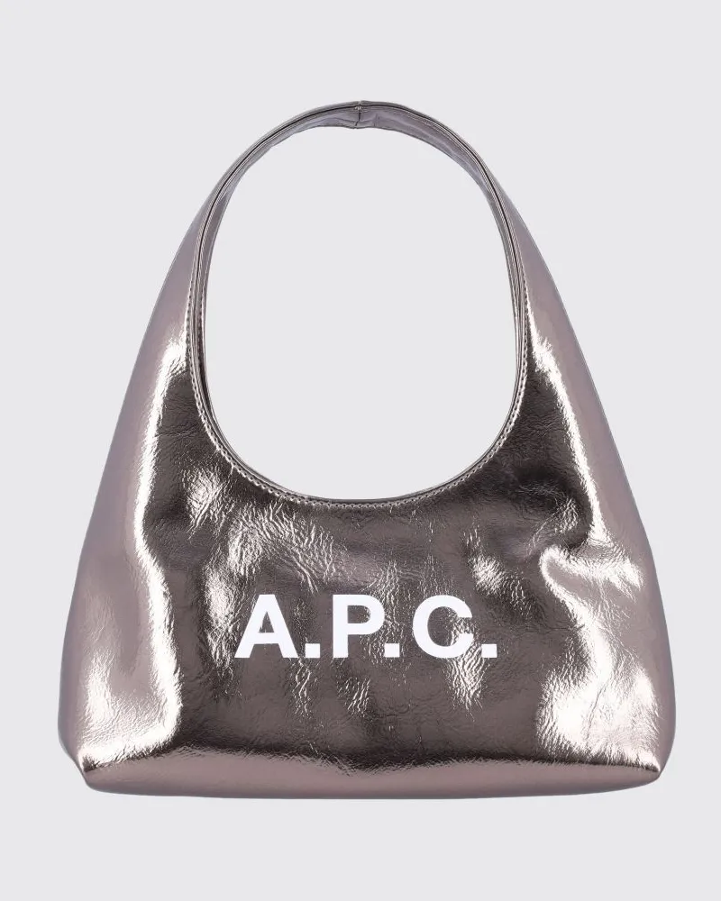 A.P.C. Handtasche damen Silber