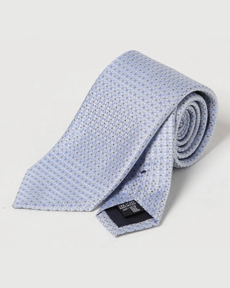 Emporio Armani Krawatte herren Hellblau