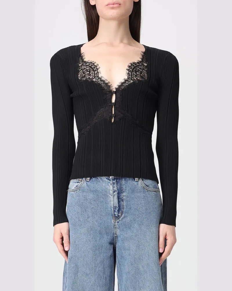 Self-Portrait Top damen Schwarz