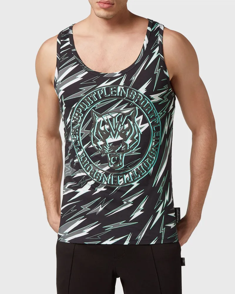 Philipp Plein Tank top herren Schwarz