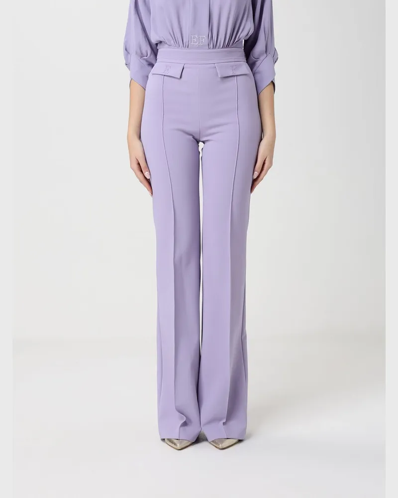 Elisabetta Franchi Hose damen Lila