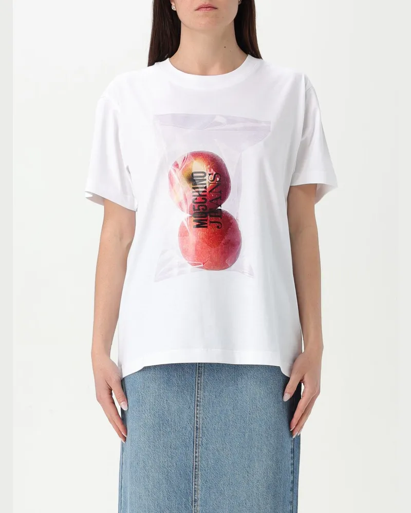 Moschino T-shirt damen Weiß