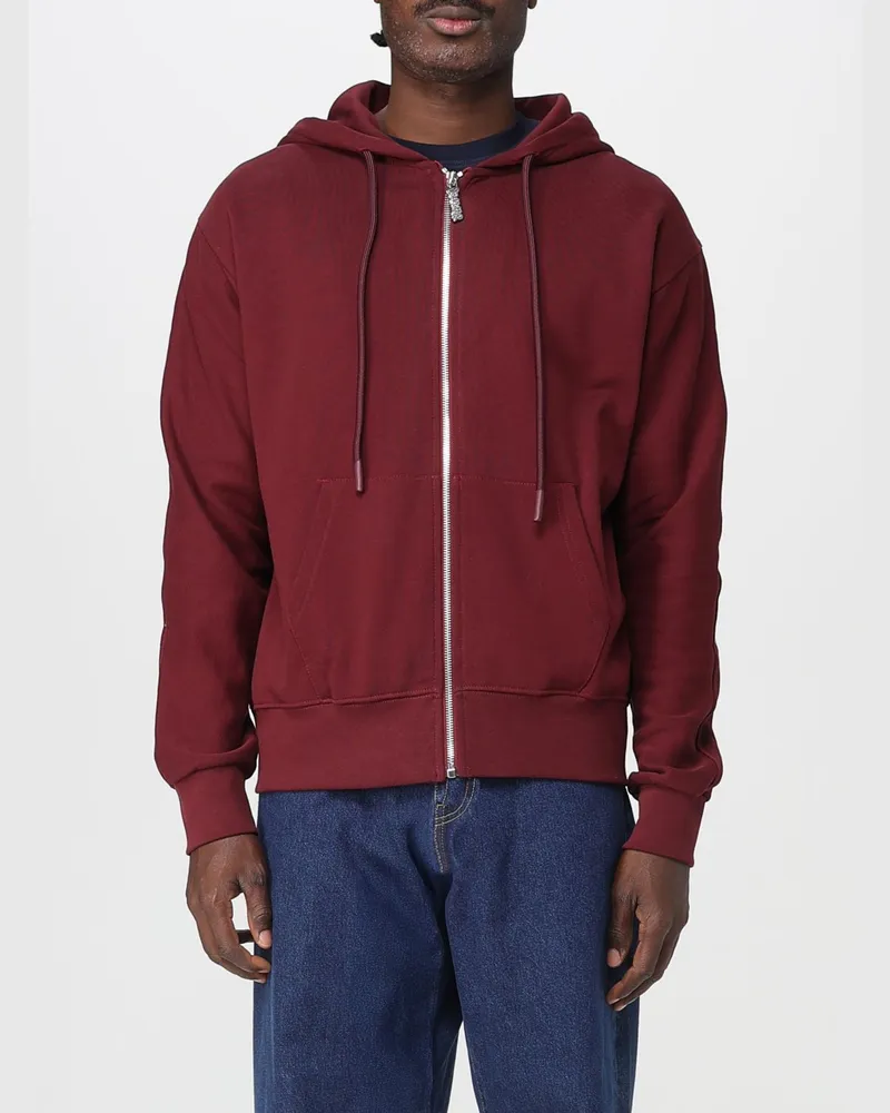 DISCLAIMER Sweatshirt herren Burgunderrot