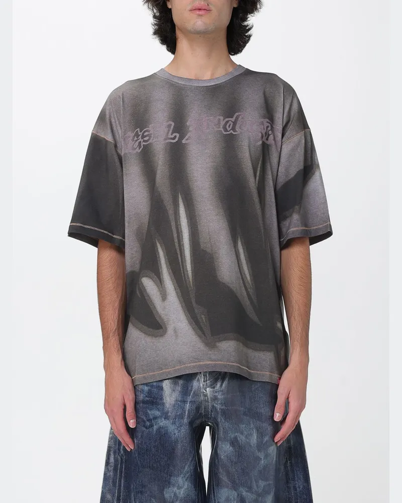 Diesel T-shirt herren Grau