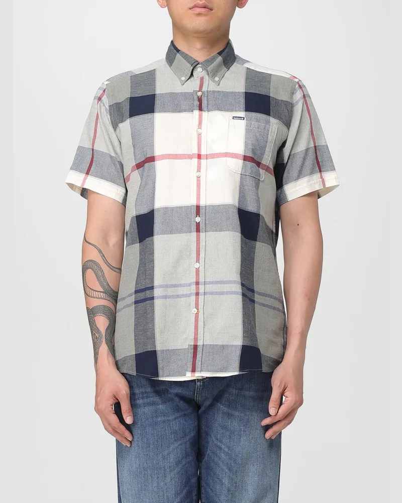 Barbour Hemd herren Blau