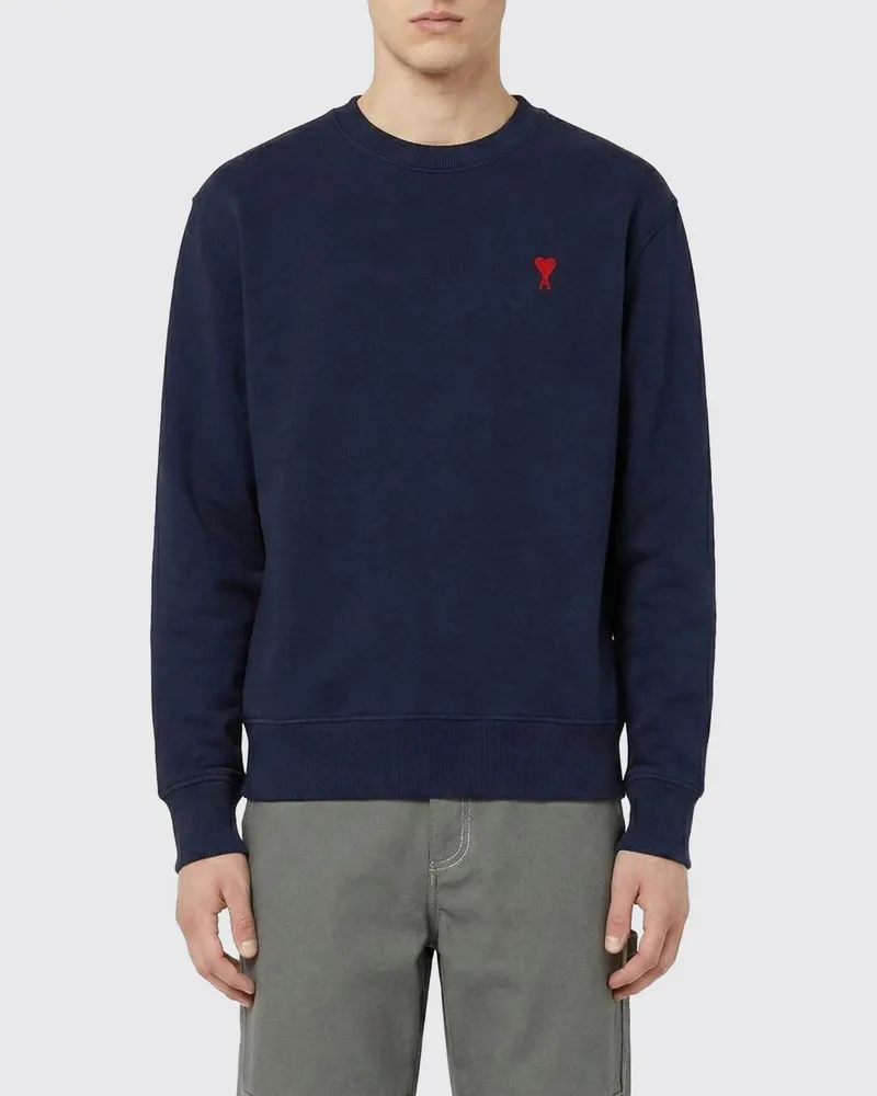 AMI Paris Sweatshirt herren Blau