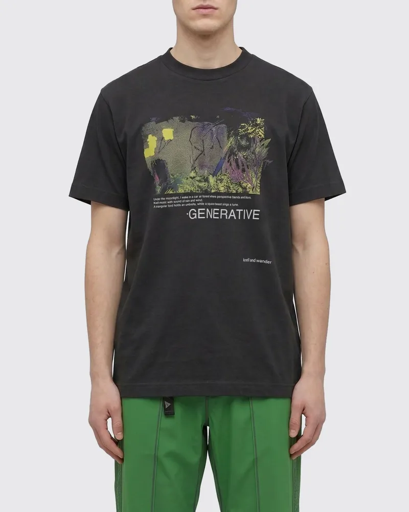 and wander T-shirt herren Schwarz