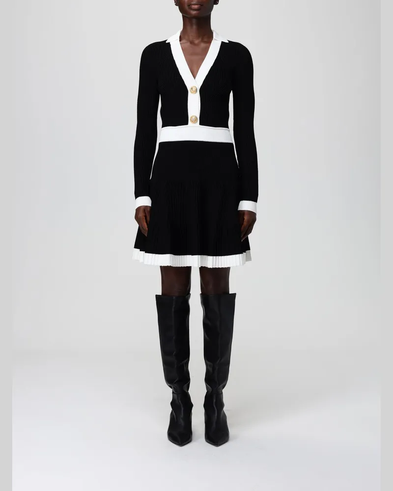 Balmain Kleider damen Weiß