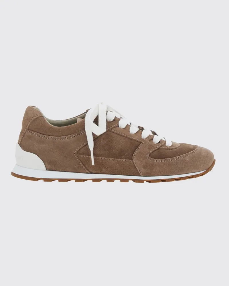 Brunello Cucinelli Wildleder-Sneakers Kakao