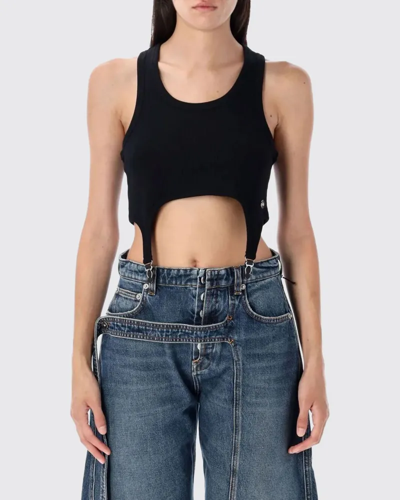 Jean Paul Gaultier Top damen Schwarz