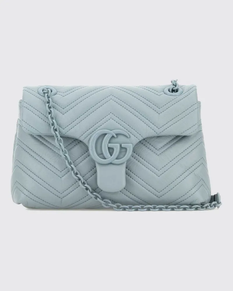 Gucci GG Marmont kleine Umhängetasche Hellblau