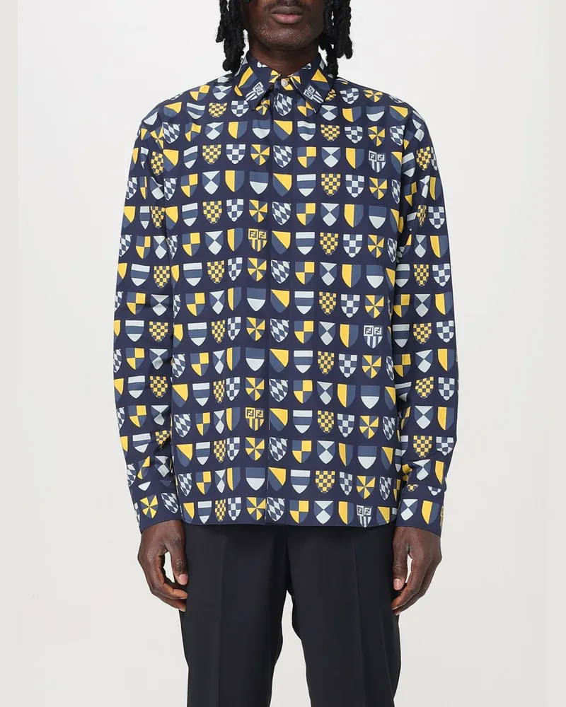 Fendi Hemd herren Navy