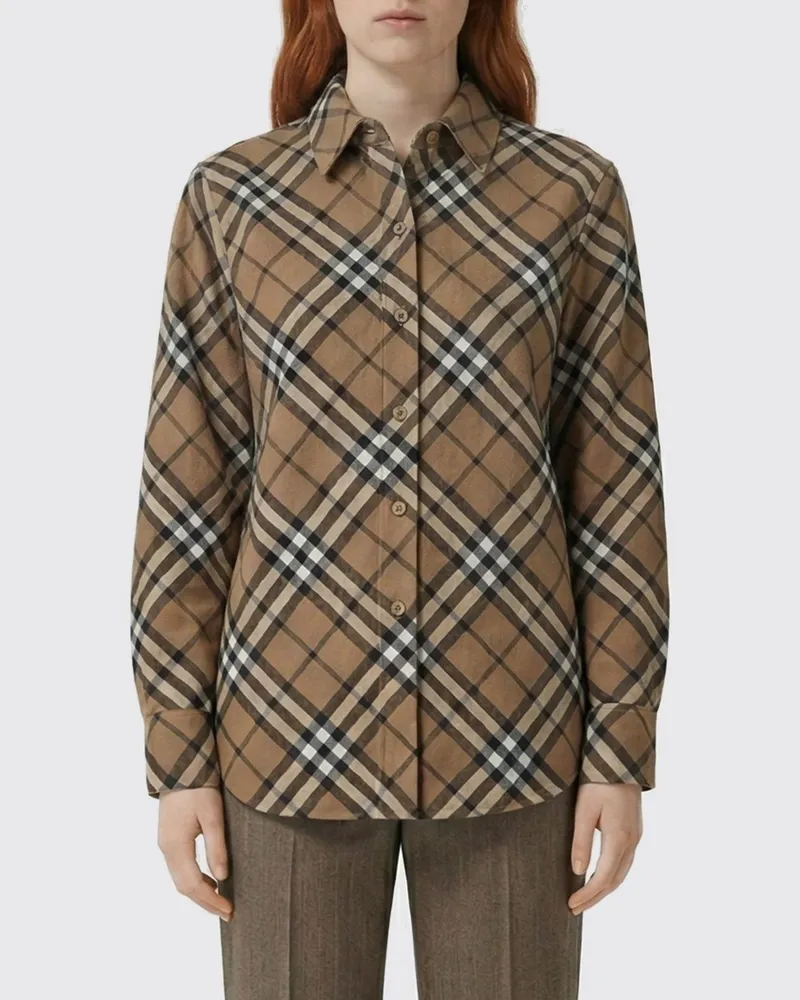 Burberry Hemdbluse damen Beige