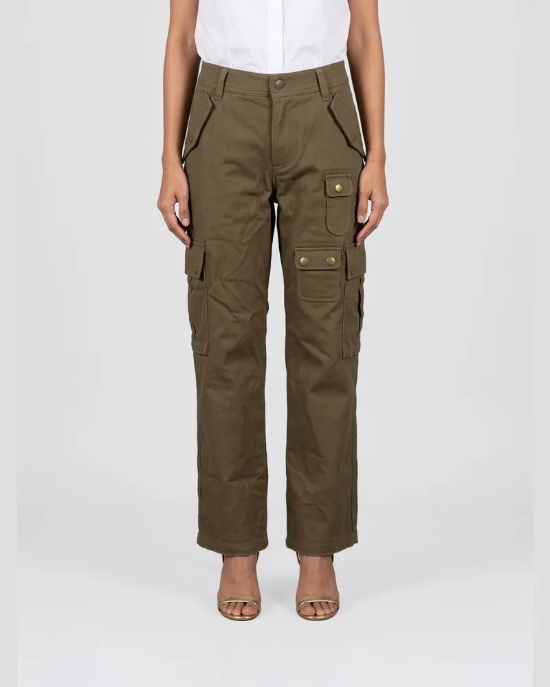 Isabel Marant Josine Cargo-Hose aus Baumwolle Kaki