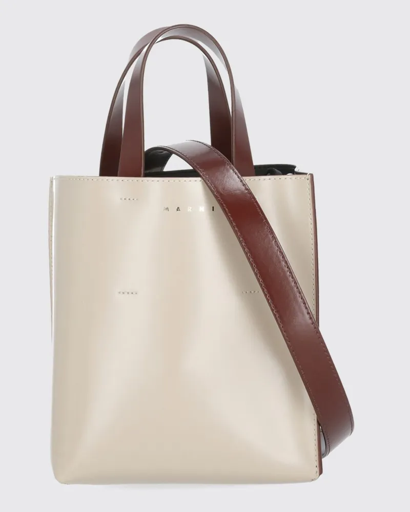 Marni Museo Ledertasche Beige