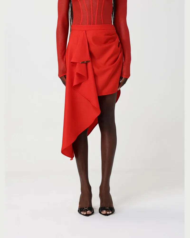 Elisabetta Franchi Rock damen Rot