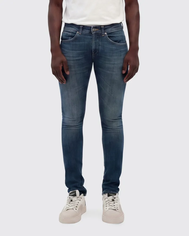 Dondup Skinny Fit Jeans aus Stretch-Denim Blau