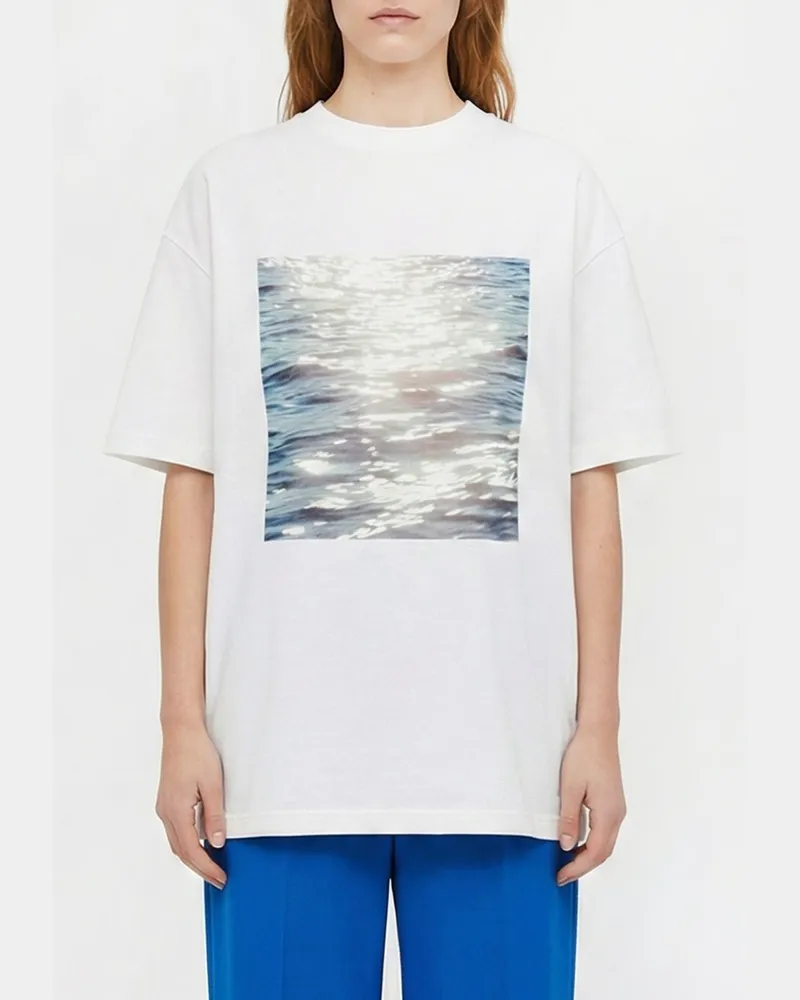 Jil Sander T-shirt damen Nude