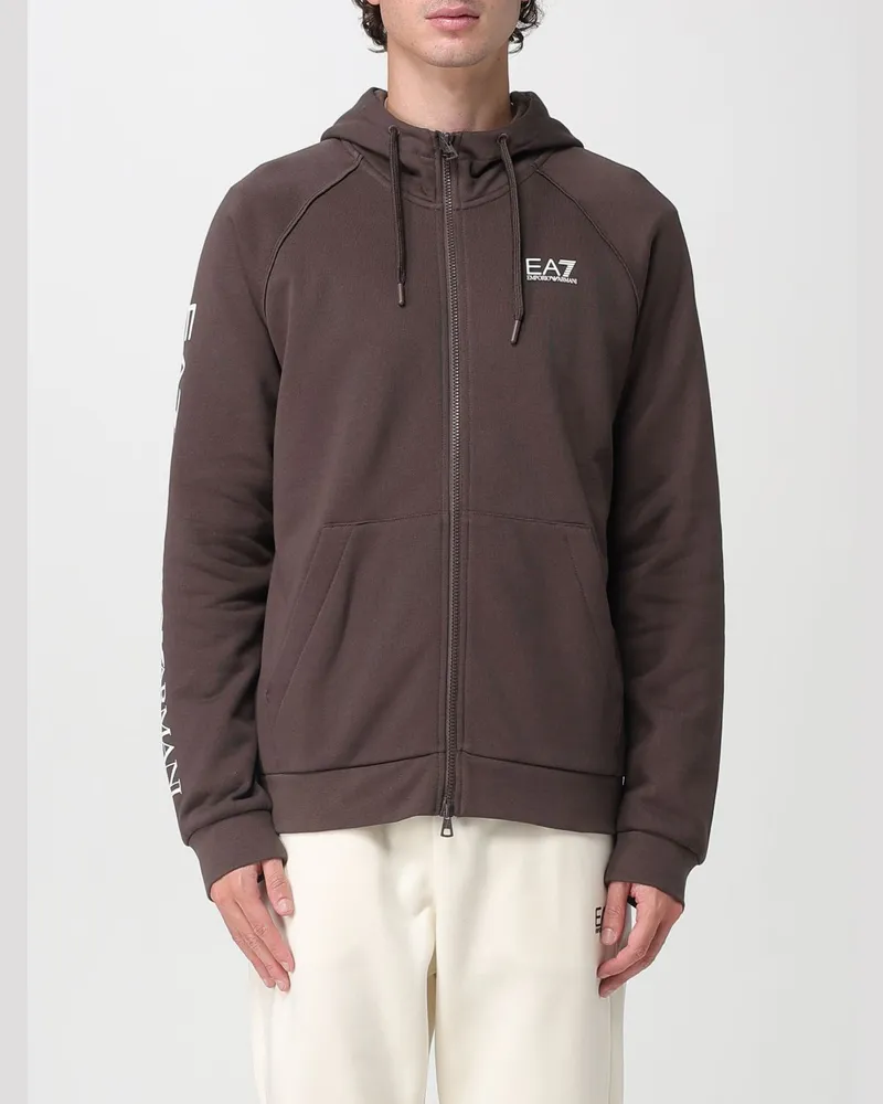 EA7 Sweatshirt herren Braun