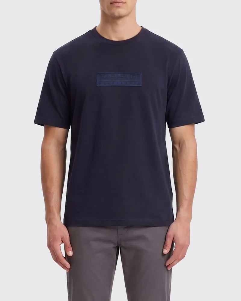 Napapijri T-shirt herren Blau