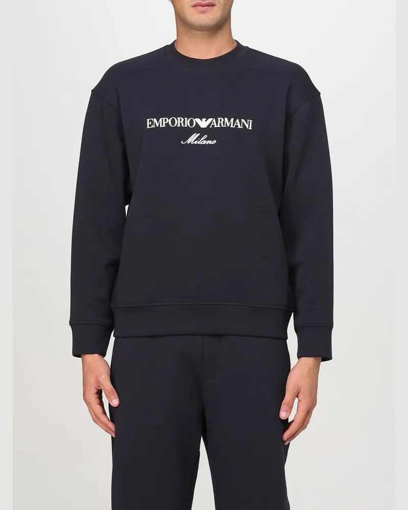 Emporio Armani Pullover herren Blau