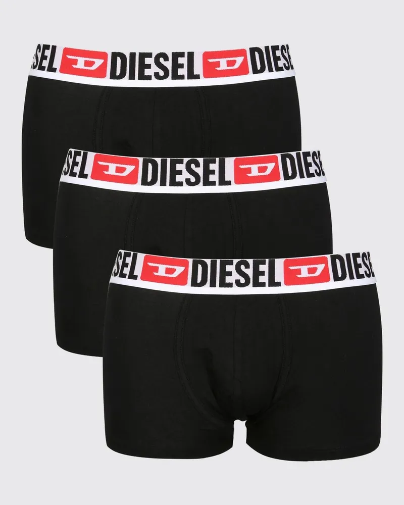 Diesel 3er-Set Stretch-Baumwollboxer Schwarz