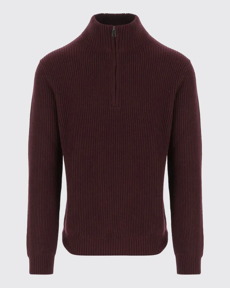 Woolrich Pullover herren Burgunderrot