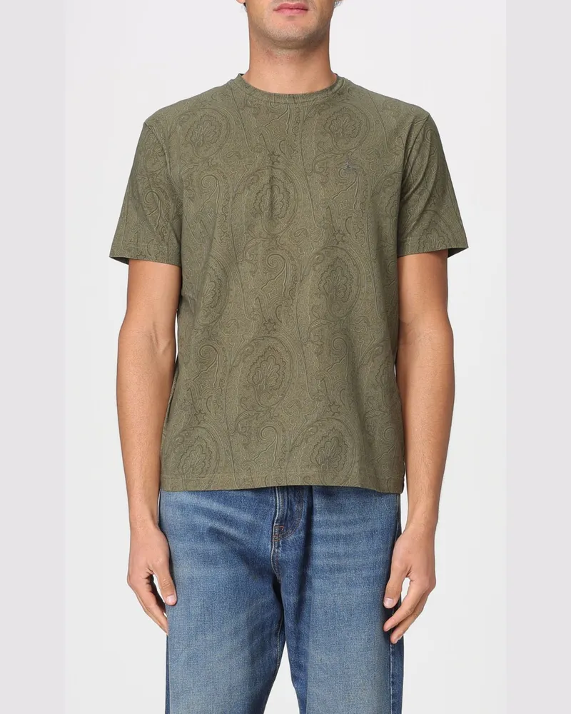 Etro T-shirt herren Grün