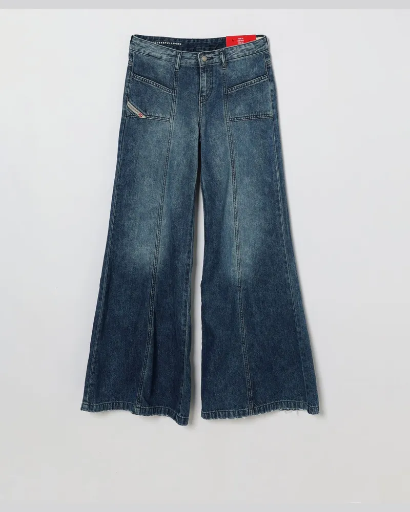 Diesel Ausgestellte Jeans aus Baumwolldenim Denim