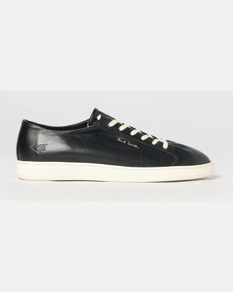 Paul Smith Tripp Low-Top-Sneaker aus glattem Kalbsleder Schwarz