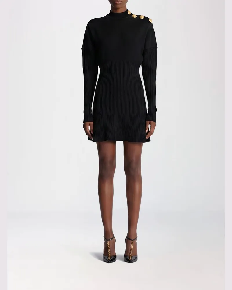 Balmain Kleid damen Schwarz