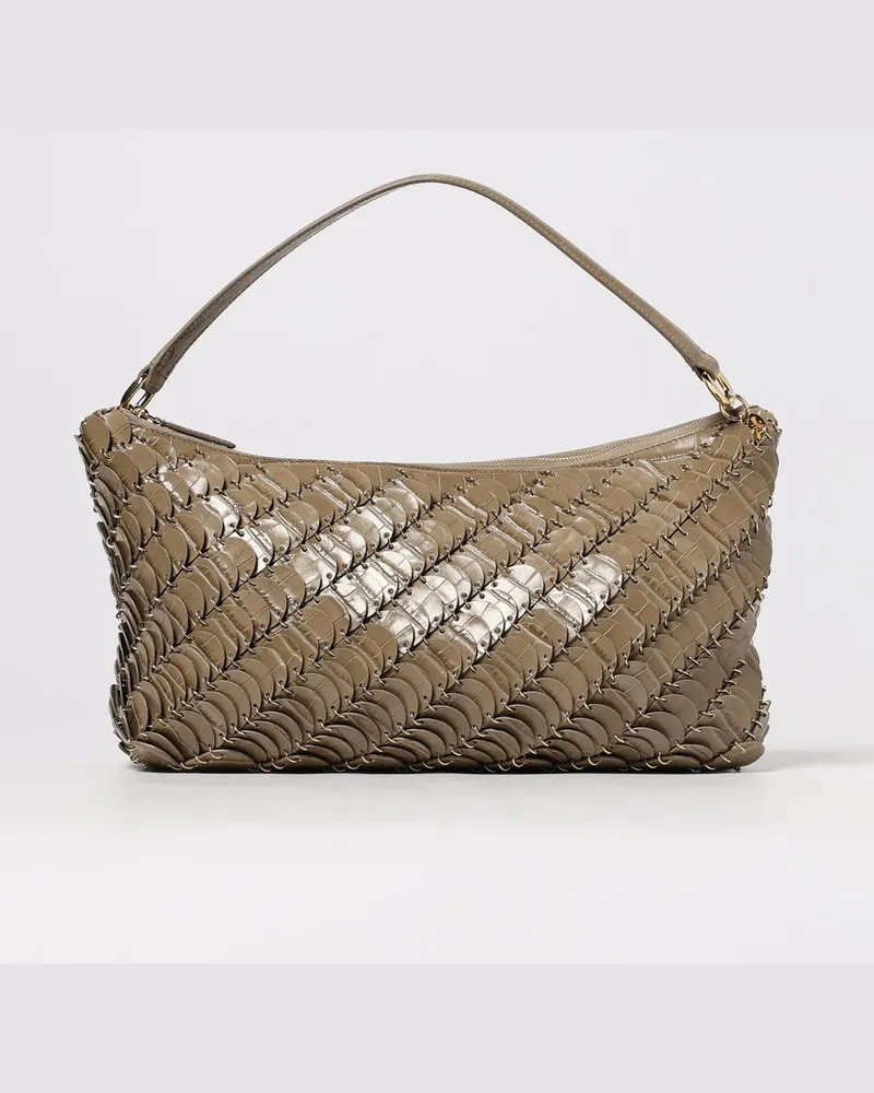 Paco Rabanne Schultertasche damen Grau