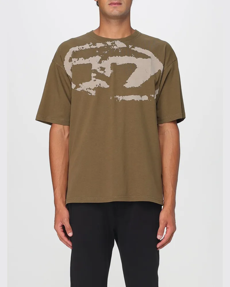 Diesel T-shirt herren Kaki