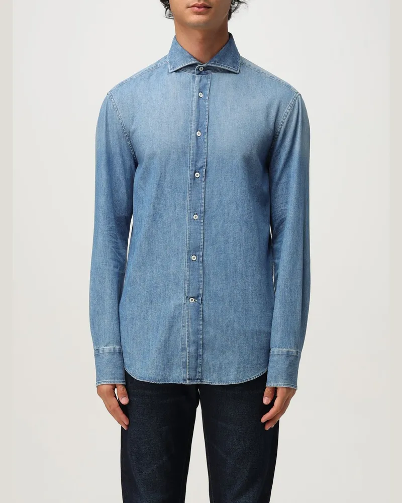 Brunello Cucinelli Hemd herren Denim