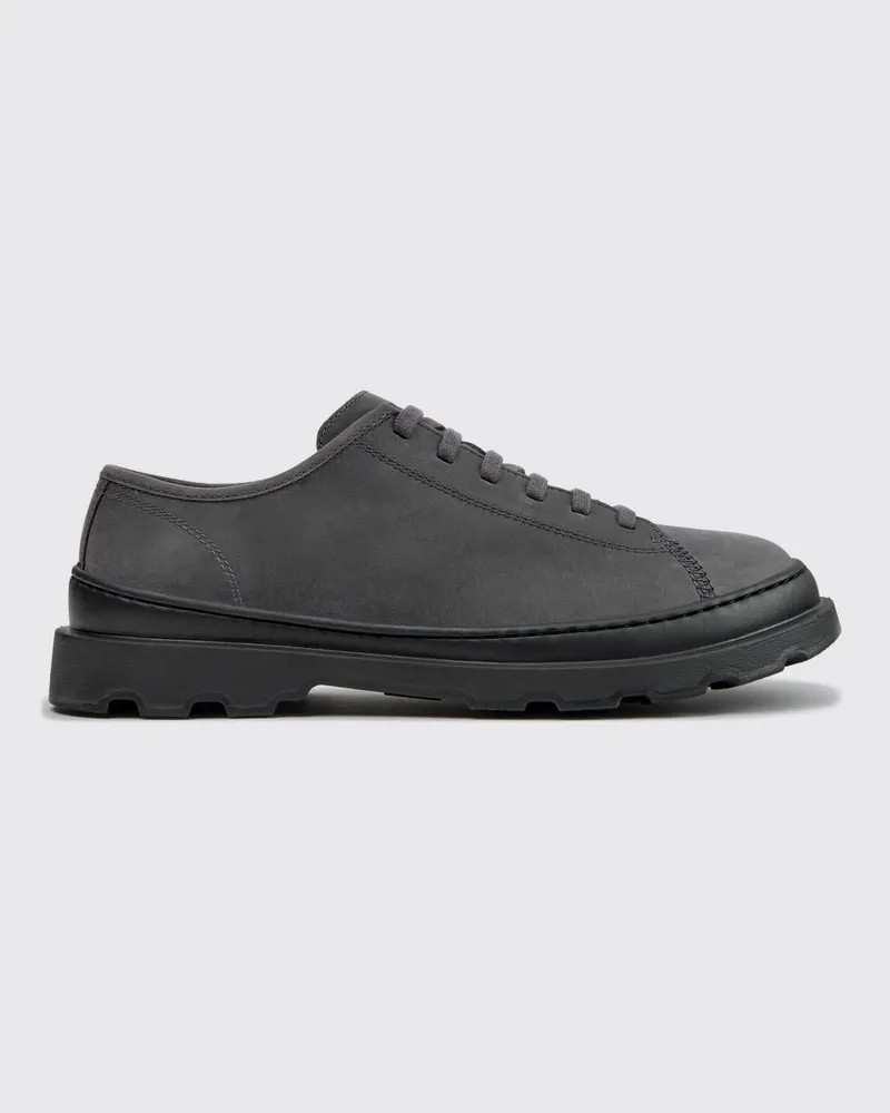 Camper Brutus+ Derby-Schuhe aus Nubukleder mit leichter EVA-Sohle Grau