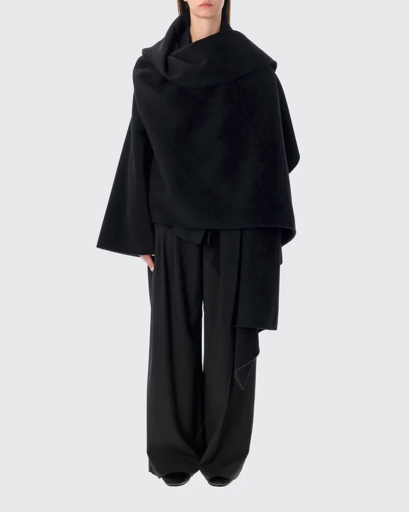 Alberta Ferretti Mantel damen Schwarz