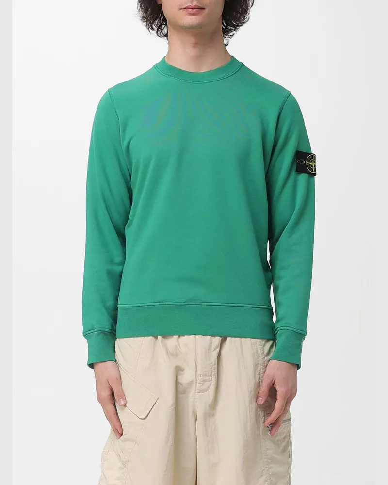 Stone Island Sweatshirt herren Grasgrün