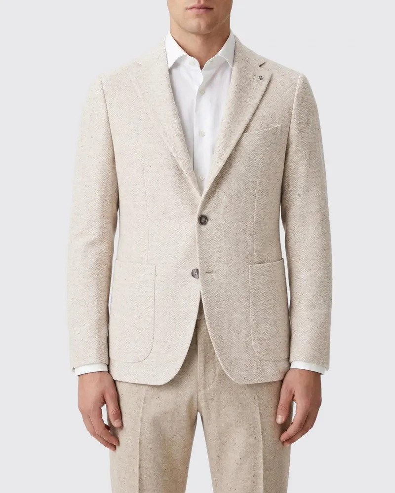 Tagliatore Einreihiger Blazer Braun